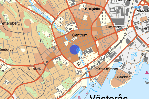 Källgatan 25 augusti 15.51, Trafikolycka, Västerås