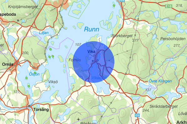 Vika 25 augusti 16.39, Försvunnen person, Falun