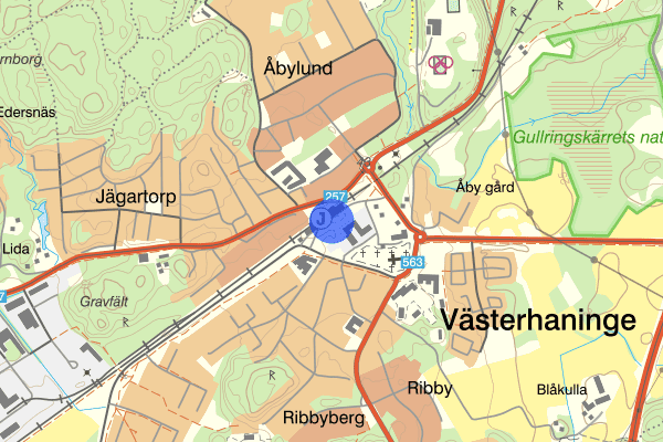 Västerhaninge station 25 augusti 18.12, Trafikolycka, personskada, Haninge