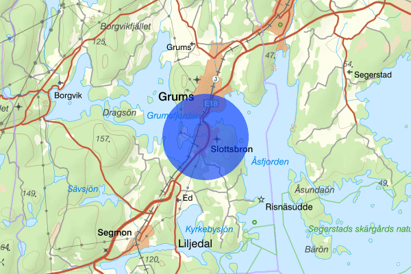 Slottsbron 26 augusti 15.55, Olaga intrång, Grums