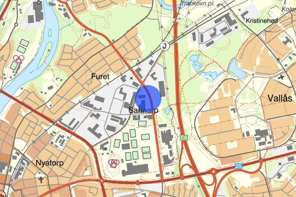 Frennarpsvägen 27 augusti 13.29, Trafikolycka, personskada, Halmstad