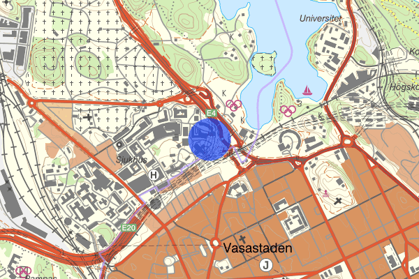 Eugeniatunneln 29 augusti 05.36, Trafikolycka, personskada, Stockholm