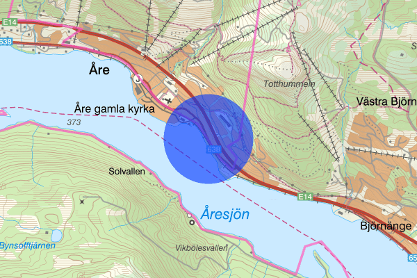 Årevägen 29 augusti 14.11, Trafikkontroll, Åre