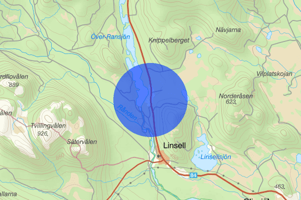Ransjö 29 augusti 17.48, Trafikolycka, vilt, Härjedalen