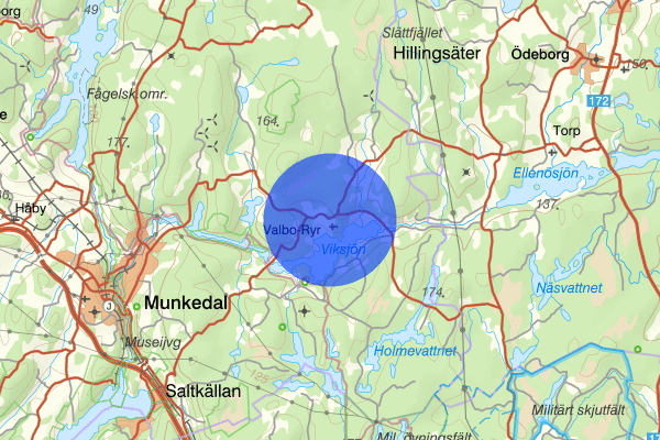 Valbo-Ryr 31 augusti 09.47, Explosion, Munkedal
