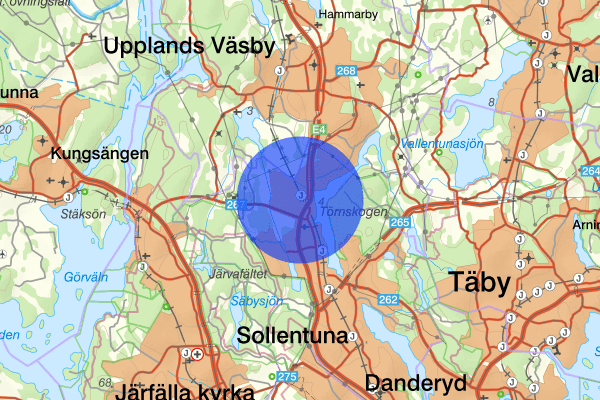 Rotebro 01 september 15.16, Trafikolycka, personskada, Sollentuna