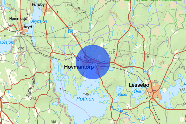 Hovmantorp 03 september 03.09, Brand, Lessebo