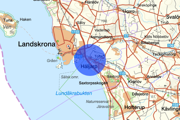 Axeltofta 04 september 19.06, Skadegörelse, Landskrona
