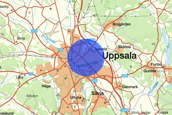 Sala backe 05 september 05.21, Brand, Uppsala