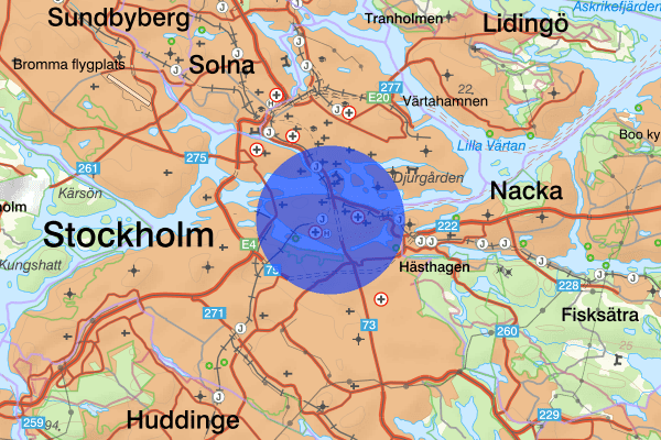 Södermalm 05 september 15.39, Trafikolycka, personskada, Stockholm