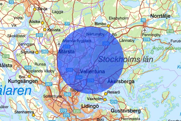  08 september 18.43, Misshandel, grov, Vallentuna
