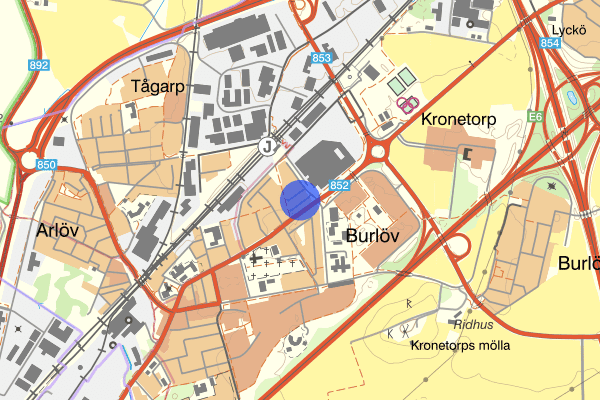 Västervångsgatan 09 september 03.45, Brand, Burlöv