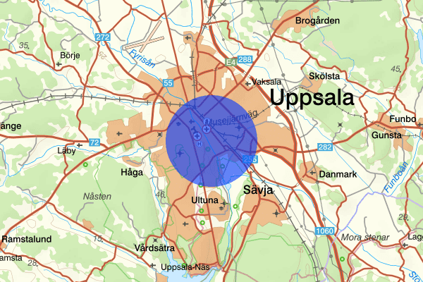 Kungsängen 09 september 15.55, Arbetsplatsolycka, Uppsala