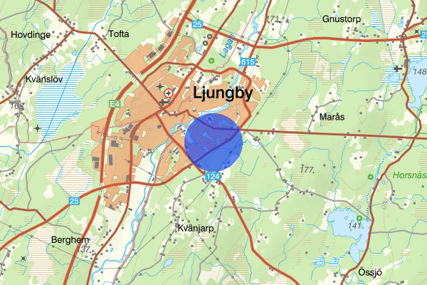 Hångers 10 september 14.47, Trafikolycka, Ljungby