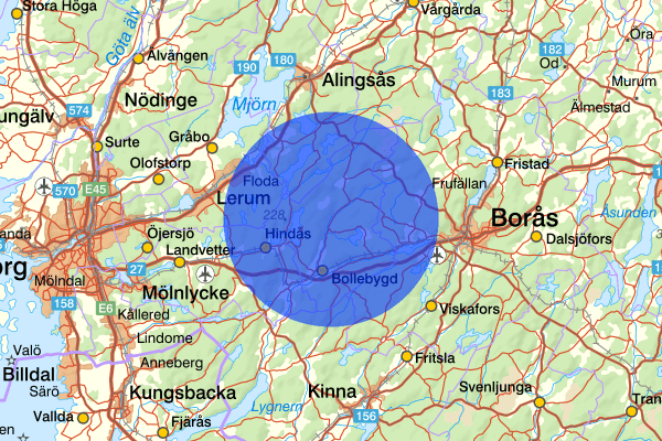  11 september 10.47, Trafikolycka, Bollebygd