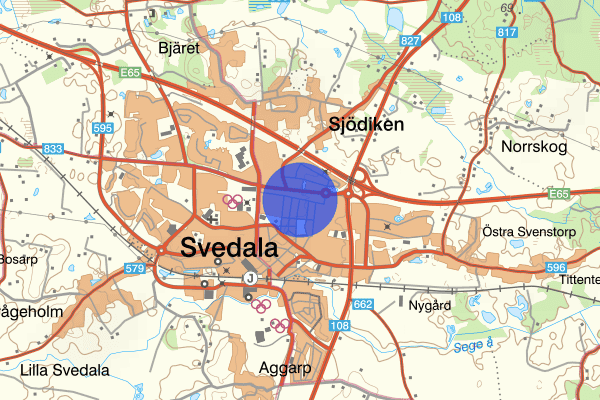 Norra Tvärgatan 11 september 14.53, Brand, Svedala