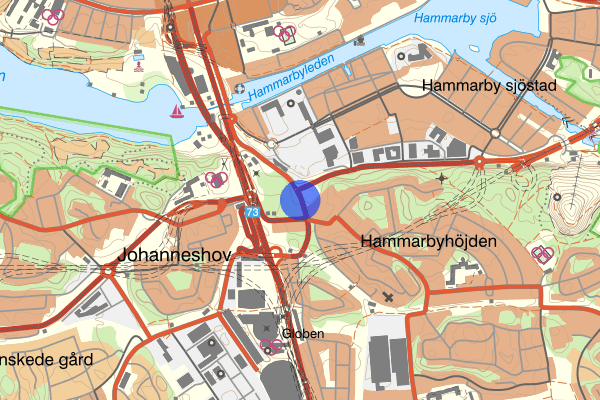 Hammarbybacken 11 september 17.36, Trafikolycka, personskada, Stockholm