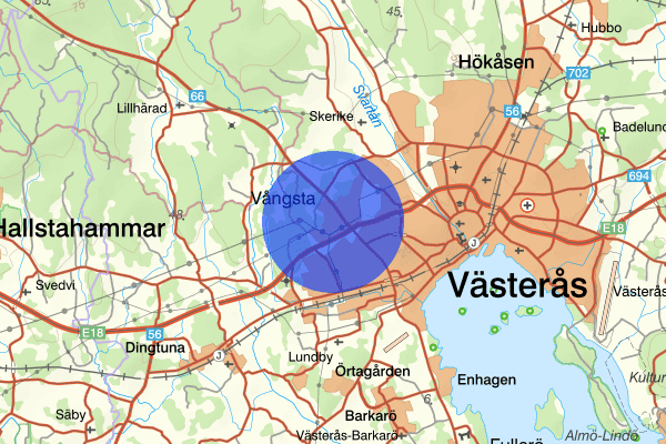 Erikslund 12 september 20.01, Rattfylleri, Västerås