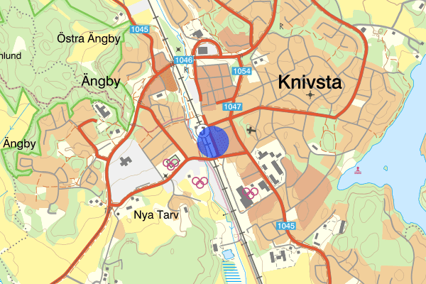 Centralvägen 14 september 00.30, Rån, Knivsta