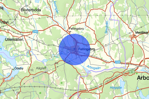 Fellingsbro 15 september 14.17, Skadegörelse, Lindesberg