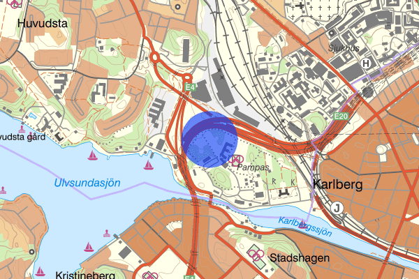 Tomtebodakurvan 17 september 19.56, Rattfylleri, Solna