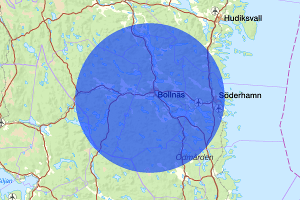  19 september 00.59, Trafikolycka, personskada, Bollnäs