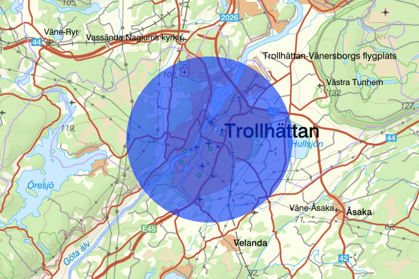 Trollhättan 19 september 13.49, Knivlagen, Trollhättan