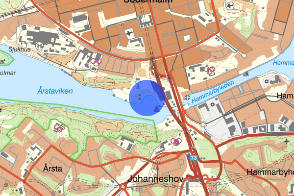 Hammarby Slussväg 19 september 18.22, Trafikolycka, Stockholm