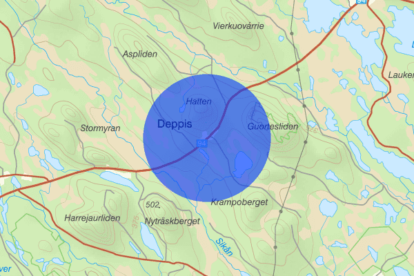 Deppis 20 september 07.51, Trafikolycka, vilt, Arvidsjaur