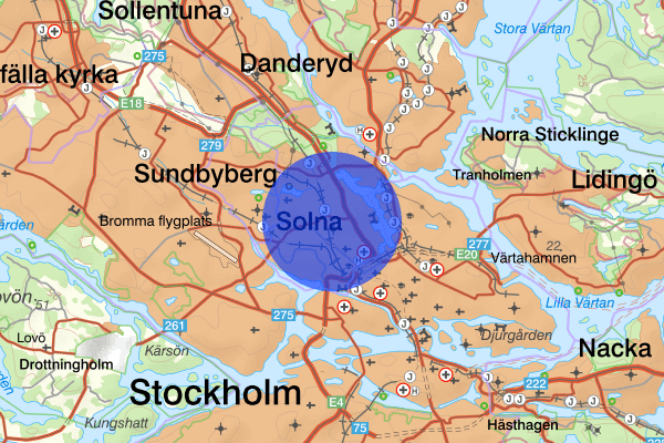 Hagalund 20 september 20.15, Brand, Solna