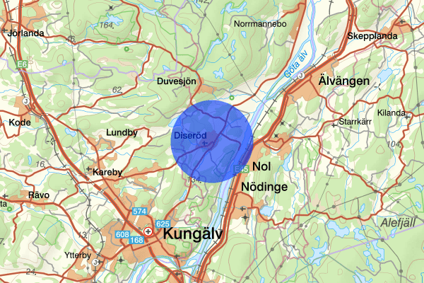 Diseröd 21 september 08.07, Brand, Kungälv