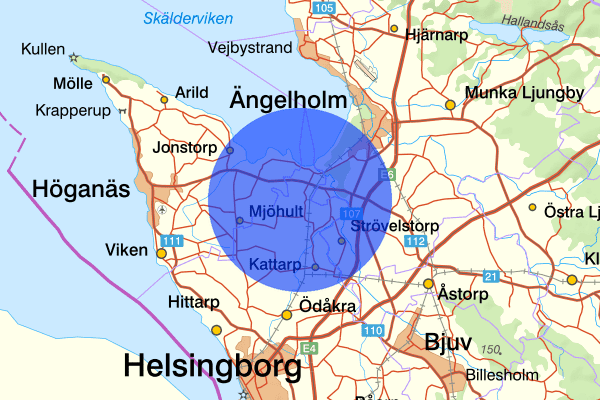 Kattarp 21 september 17.49, Misshandel, Helsingborg