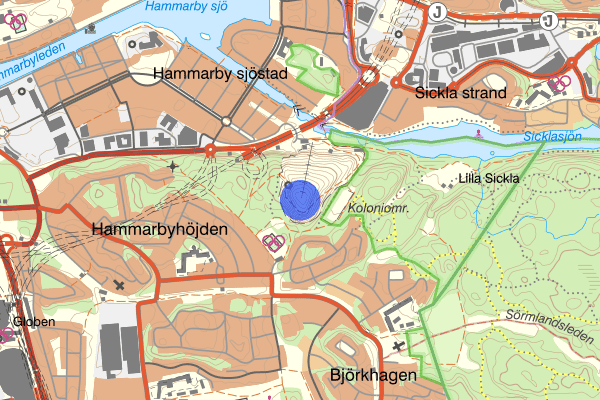 Hammarbytoppen 22 september 10.00, Djur, Stockholm