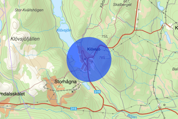 Klövsjö 24 september 07.19, Försvunnen person, Berg