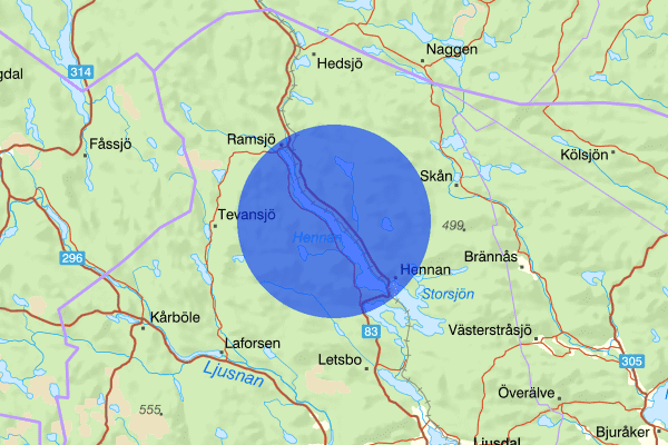 Hennan 25 september 11.30, Trafikolycka, personskada, Ljusdal