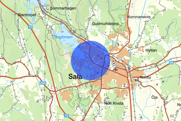 Dalhem 25 september 19.23, Brand, Sala