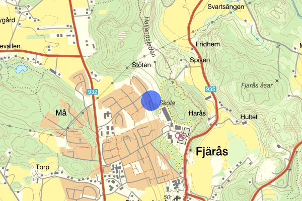 Majsvägen 29 september 09.16, Farligt föremål, misstänkt, Kungsbacka