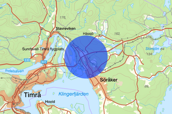 Torsboda 29 september 14.43, Trafikolycka, Timrå