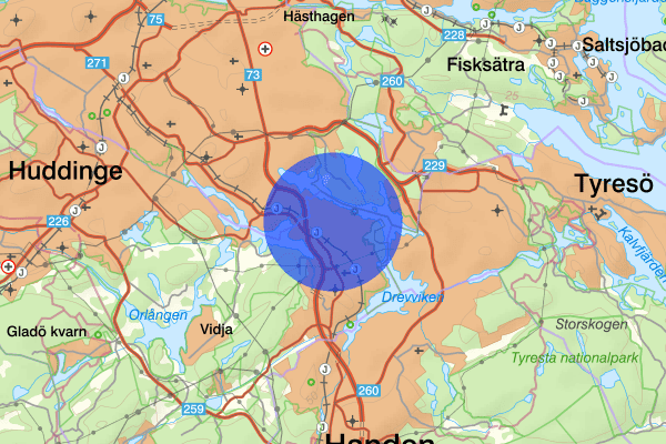 Trångsund 29 september 21.50, Mord/dråp, försök, Huddinge