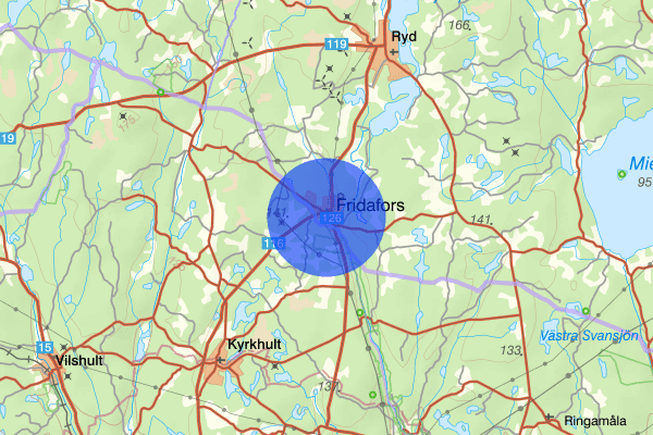 Fridafors 30 september 14.18, Brand, Tingsryd