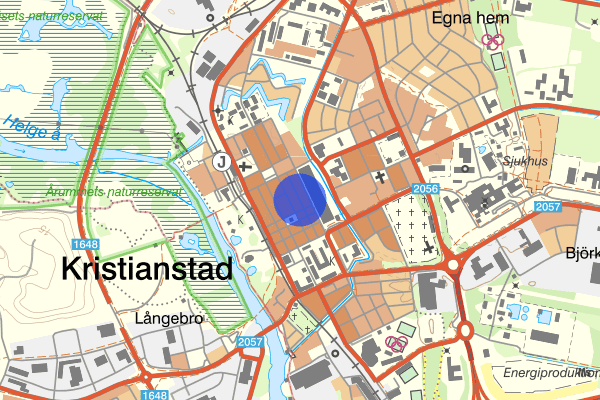 Östra Vallgatan 30 september 19.45, Misshandel, Kristianstad
