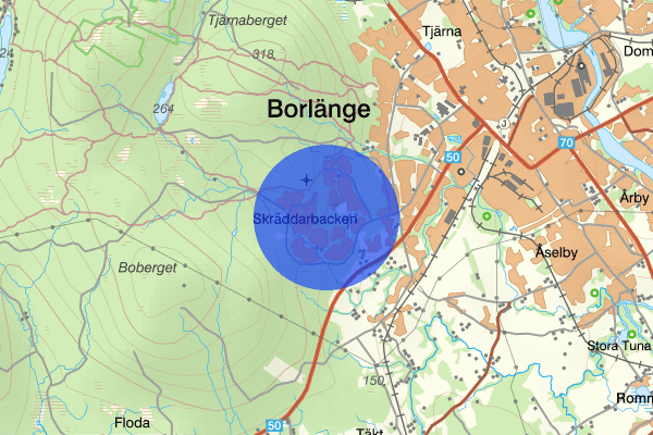 Skräddarbacken 01 oktober 08.19, Brand, Borlänge
