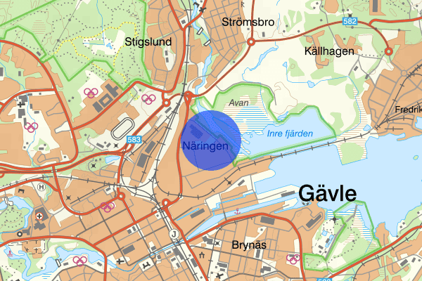 Strömmavägen 01 oktober 15.15, Trafikolycka, personskada, Gävle