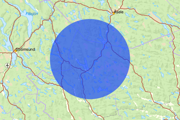 Junsele distrikt 03 oktober 07.01, Sammanfattning natt, Västernorrlands län