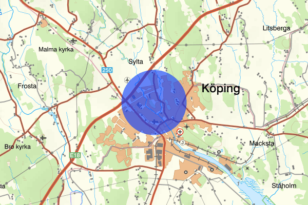 Nyckelberget 03 oktober 16.36, Misshandel, grov, Köping