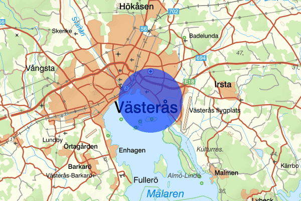 Öster Mälarstrand 04 oktober 00.46, Olaga intrång, Västerås