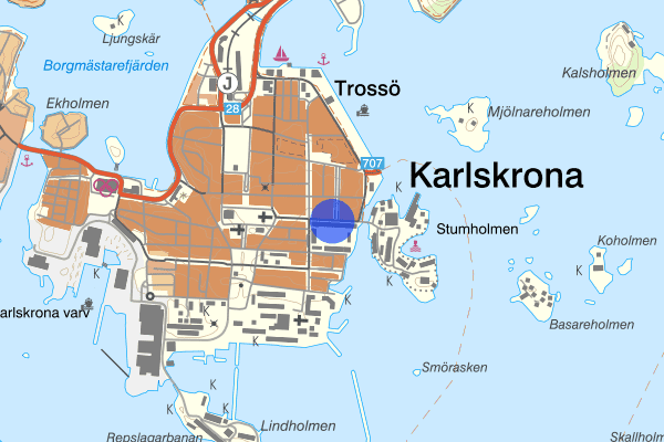 Kyrkogatan 04 oktober 22.59, Brand, Karlskrona