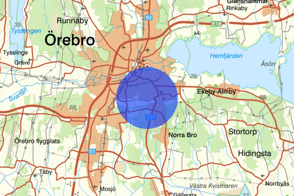 Sörbyängen 05 oktober 08.52, Trafikbrott, Örebro