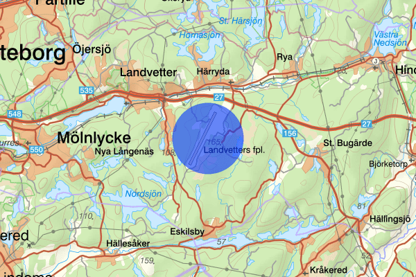 Göteborg Landvetter Airport 06 oktober 06.40, Trafikolycka, Härryda