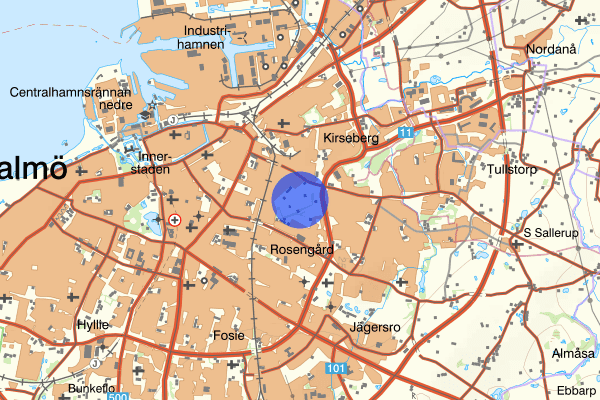 Östra Kyrkogården 06 oktober 23.03, Brand, Malmö